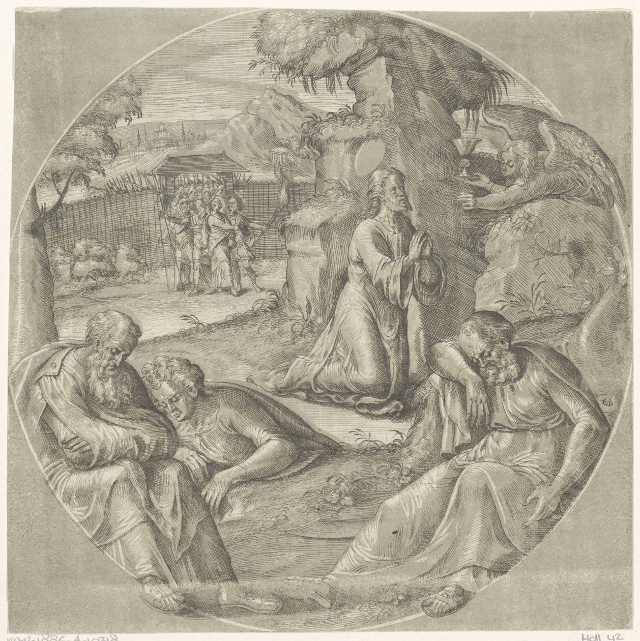 Christ on the Mount of Olives by Crispijn van den Broeck