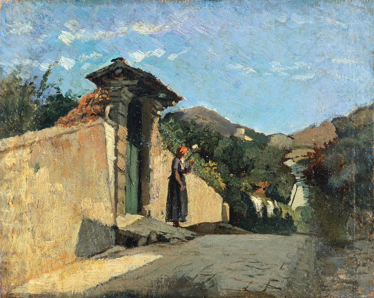 Study of landscape by Cristiano Banti