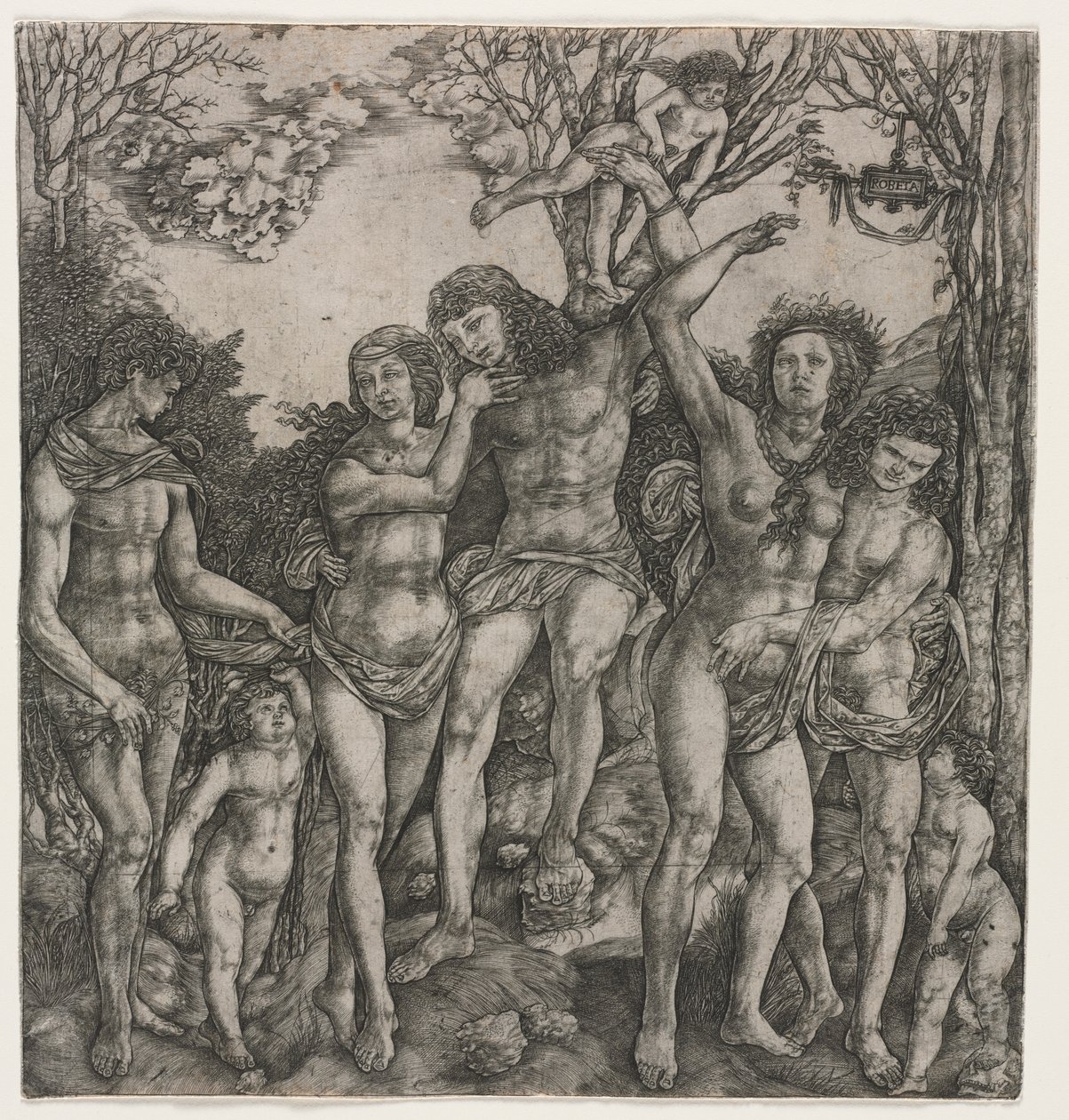 Allegory of Carnal Love by Cristofano Robetta