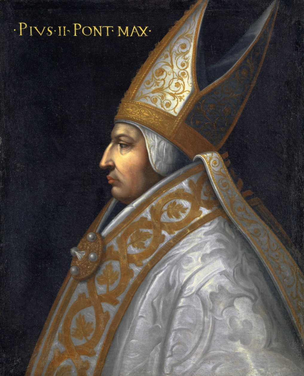 Portrait of Pope Pius II by Cristofano dell Altissimo
