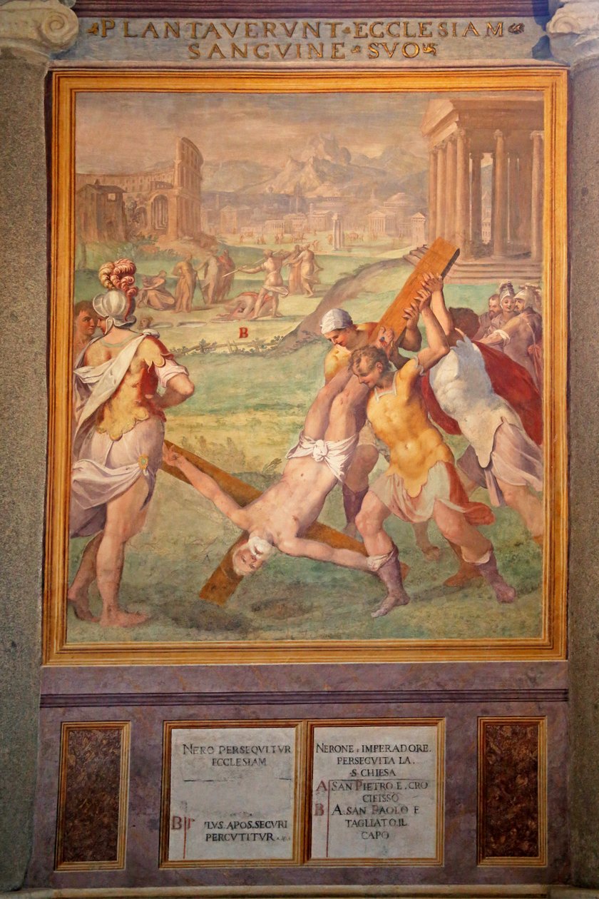 The Martyrdom of St Peter by Cristoforo and Tempesta, Antonio Roncalli