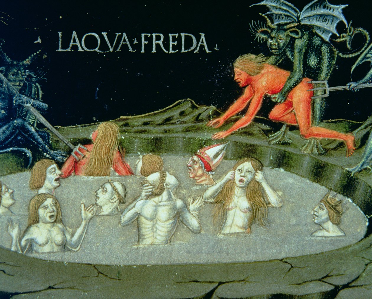 The Last Judgement: The Pain of Hell (detail) by Cristoforo De Predis