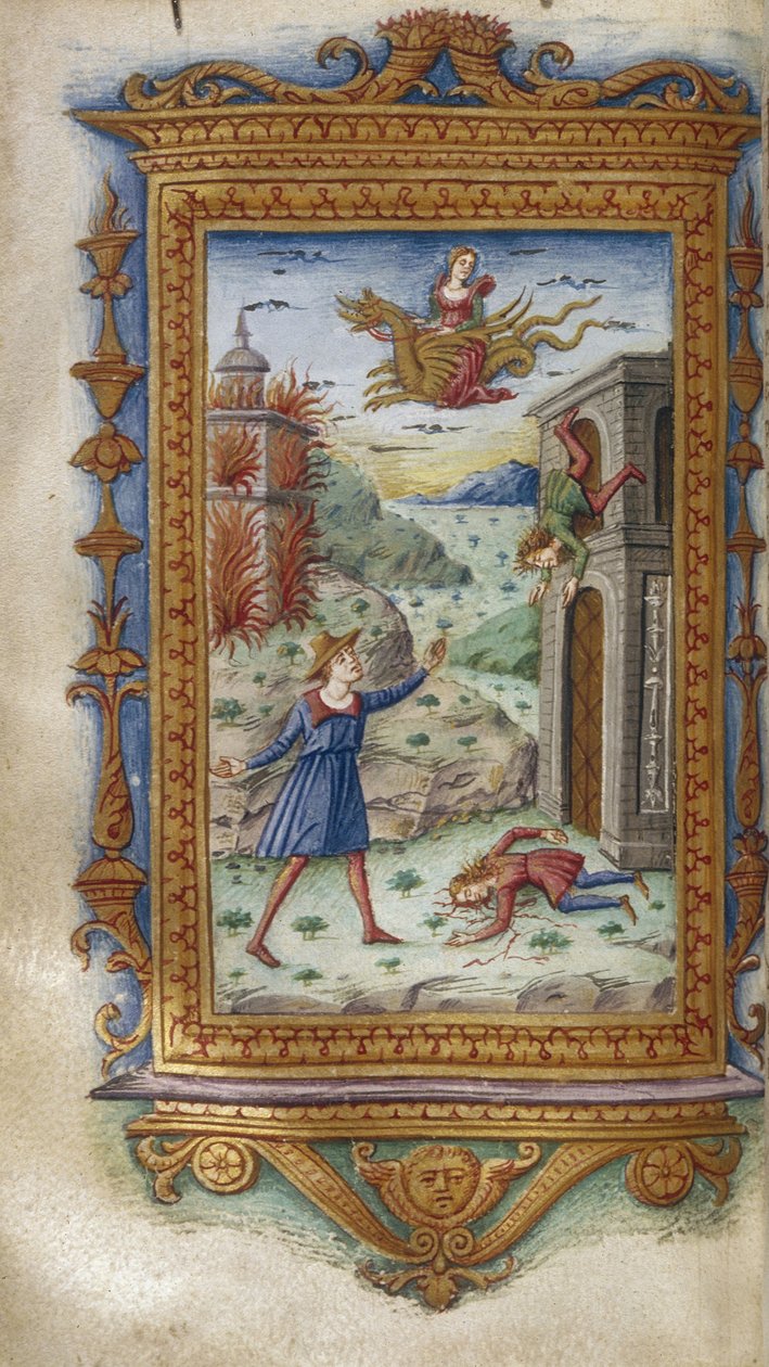 Death of the sons of Medea. Illustration for The Heroides by Ovid by Cristoforo Majorana