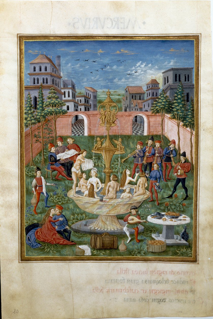 Influence of Venus: the garden of love and the fountain of Youth by Cristoforo De Predis