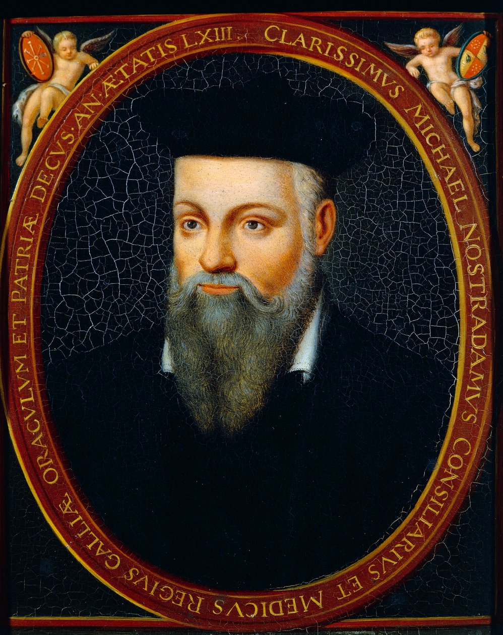 Portrait of Michel de Notre Dame Called Nostradamus by César de Nostredame