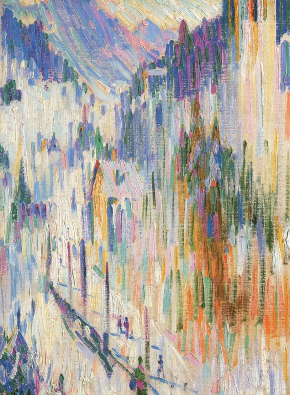 St. Moritz in Winter by Curt Herrmann