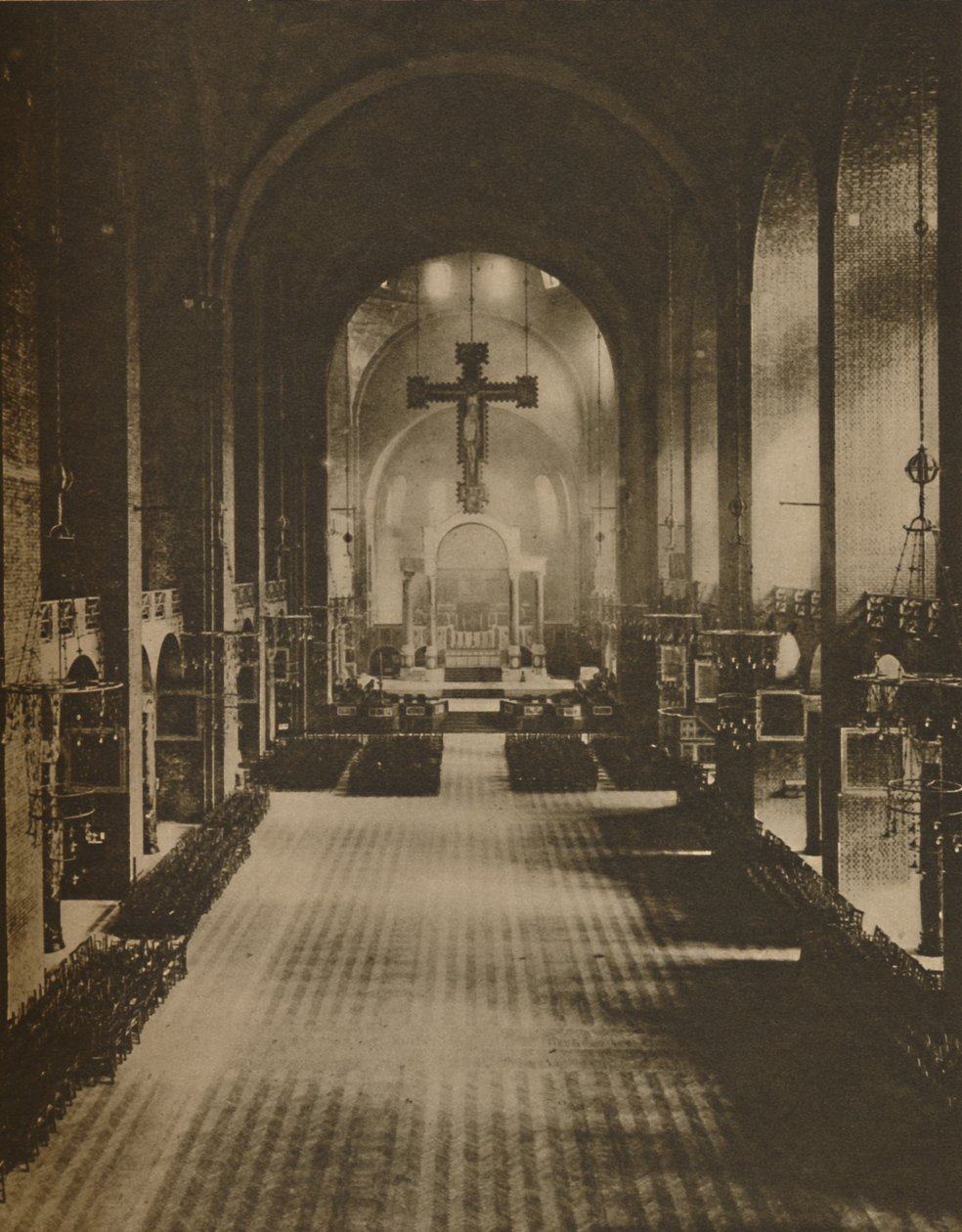 Interior of Westminster Cathedral Viewed from the West End by Cyril Ellis