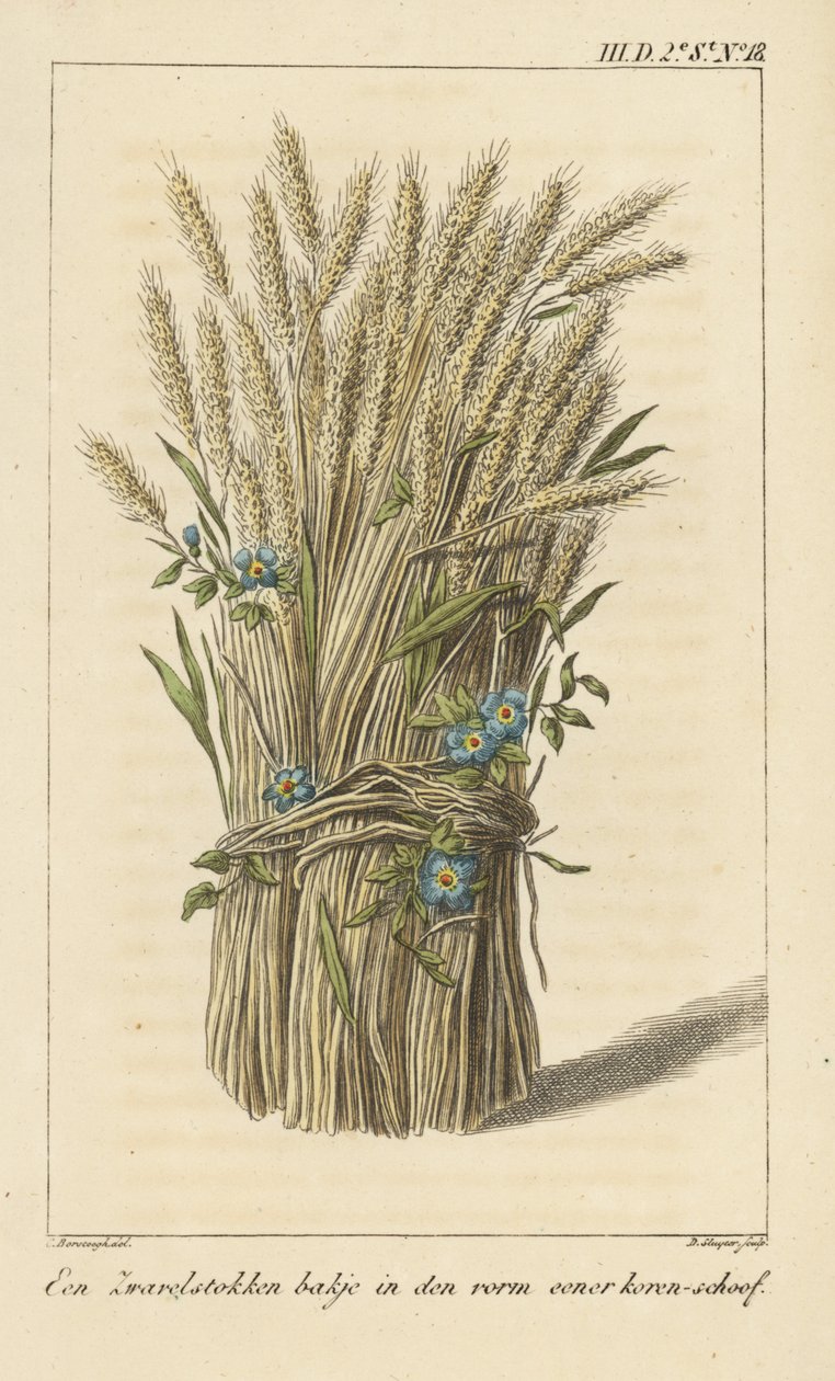 Bowl in the shape of a corn-sheaf by D. Sluyter