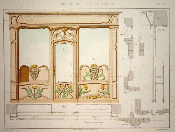 Design for a shop front, illustration from 