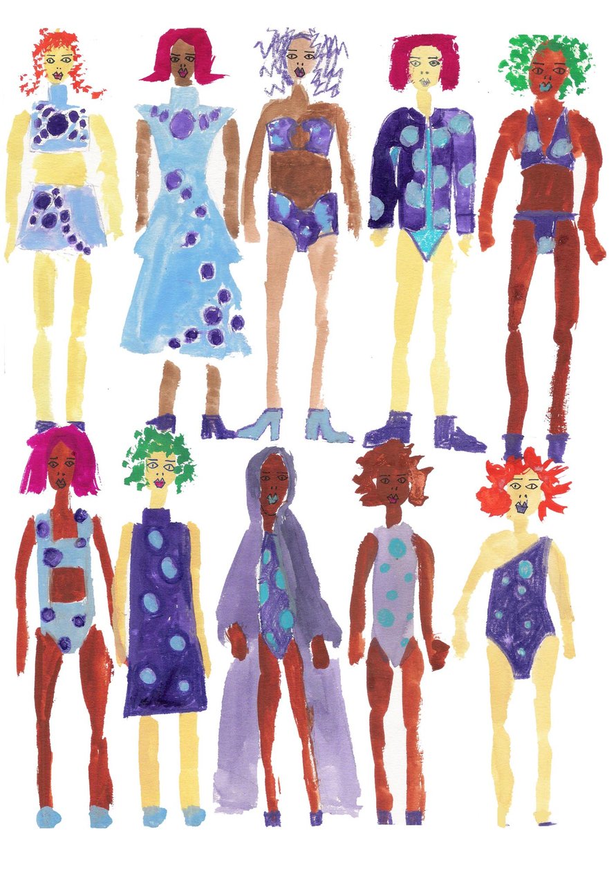 Beachwear by Daisy de Villeneuve