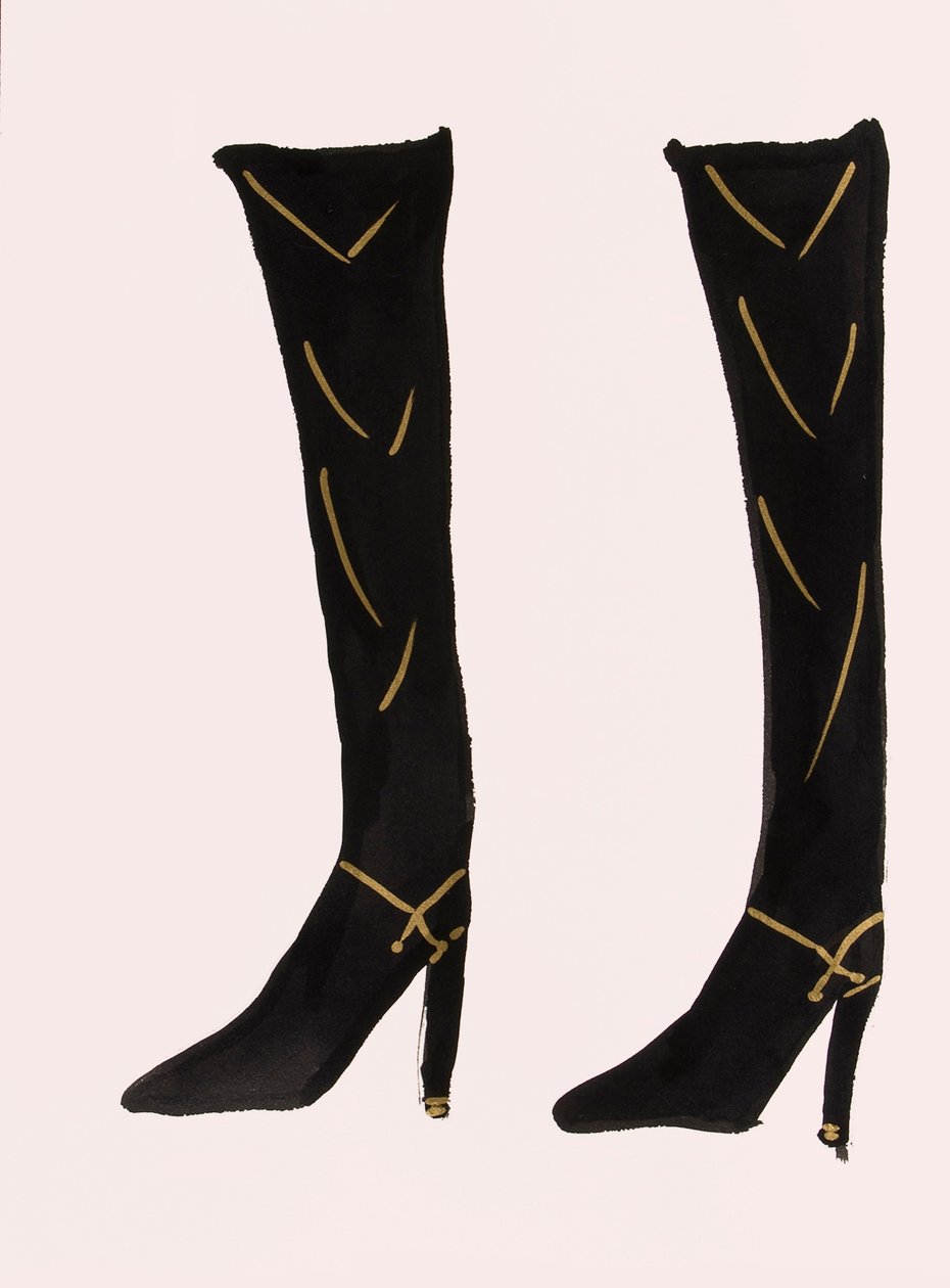 Black Boots by Daisy de Villeneuve