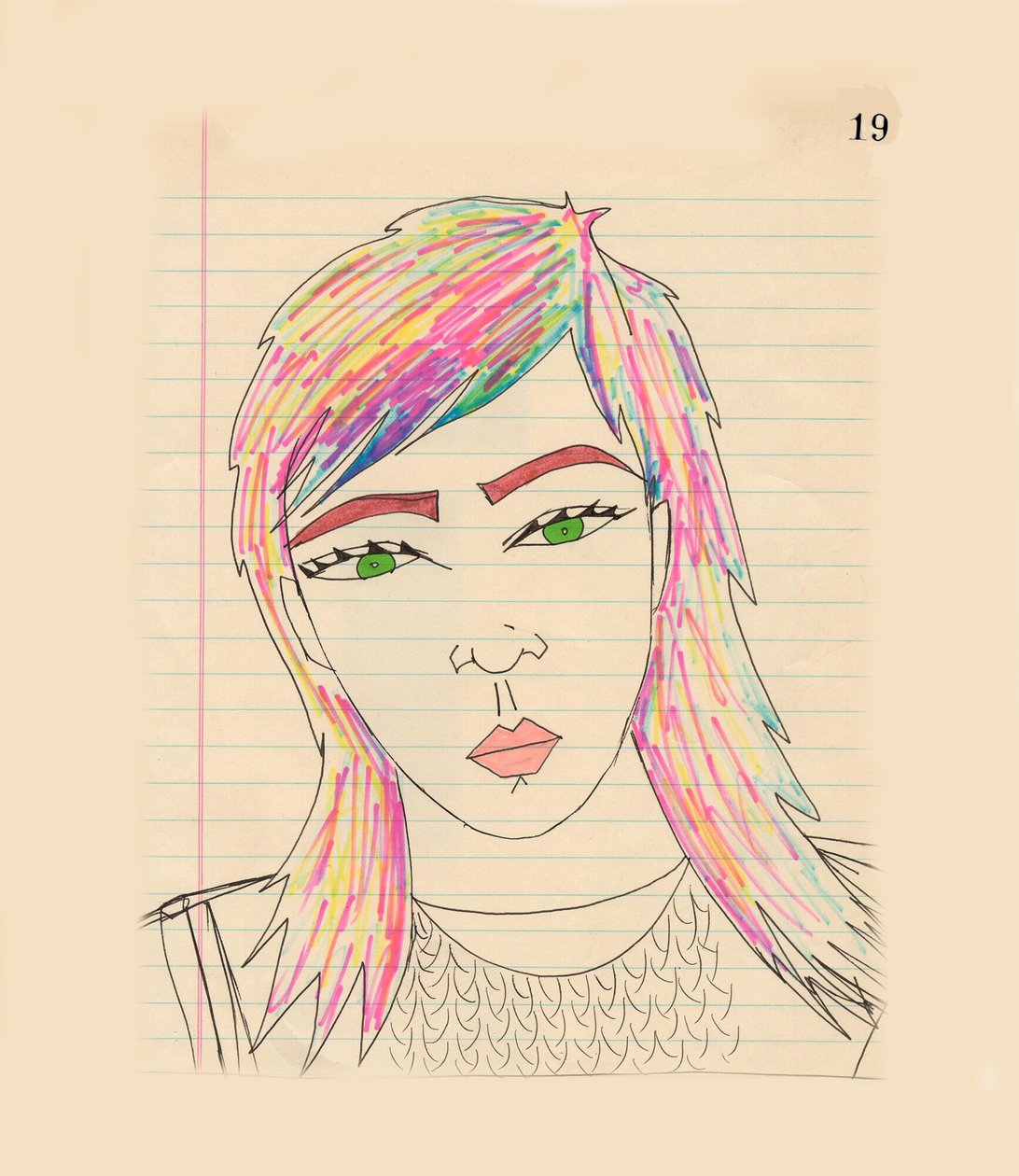 Rainbow Girl by Daisy de Villeneuve