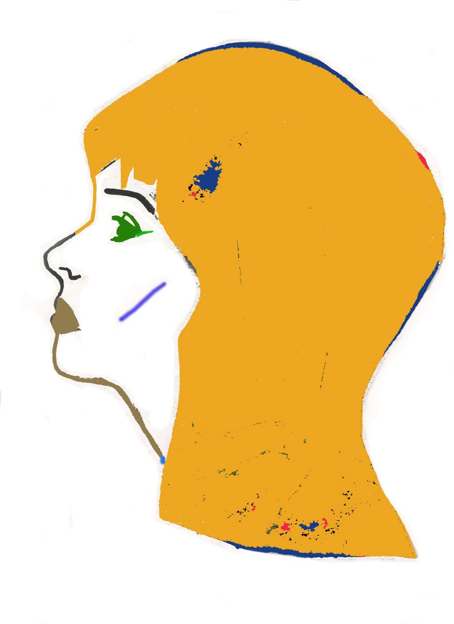 Yellow Head by Daisy de Villeneuve