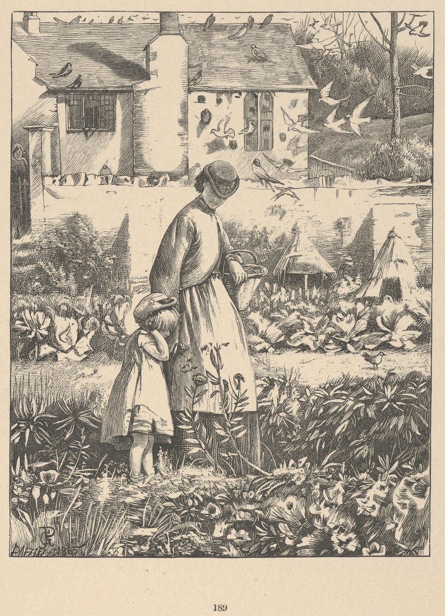 The Island Bee from Wayside Posies: Original Poems of the Country Life by Dalziel Brothers