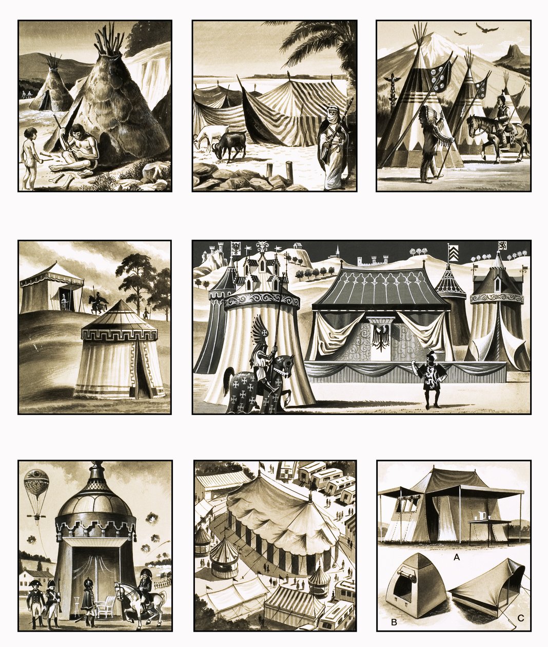 From Then Till Now: The Story of Tents -- Homes on the Move by Dan Escott