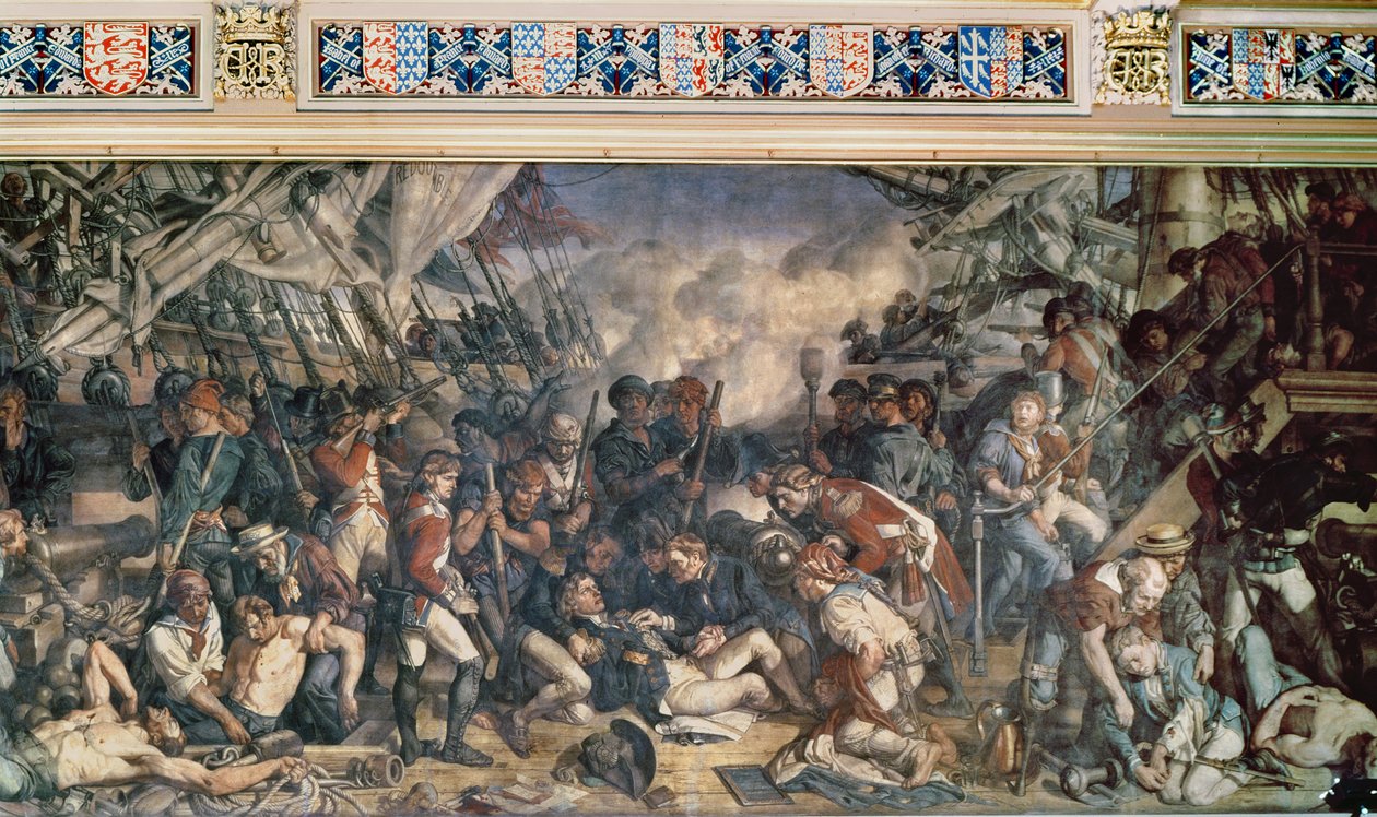 The Death of Nelson (detail) by Daniel Maclise