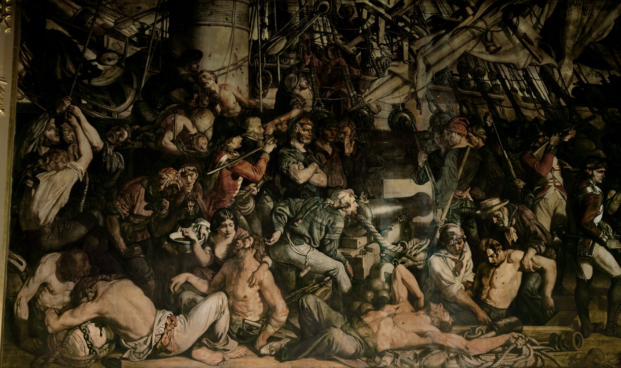 The Death of Nelson (detail) by Daniel Maclise