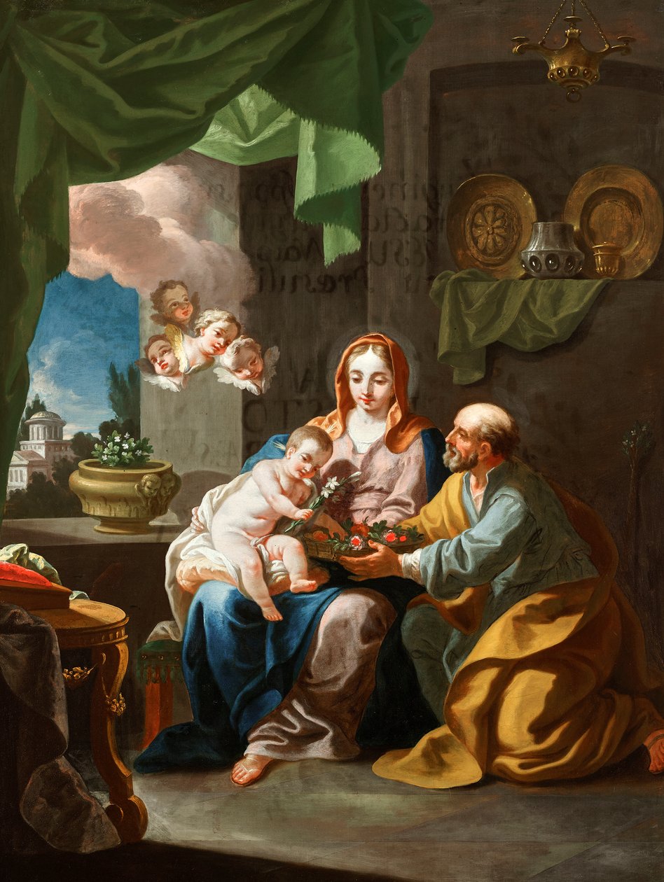 The Holy Family by Daniel Gran: Premium art reproduction