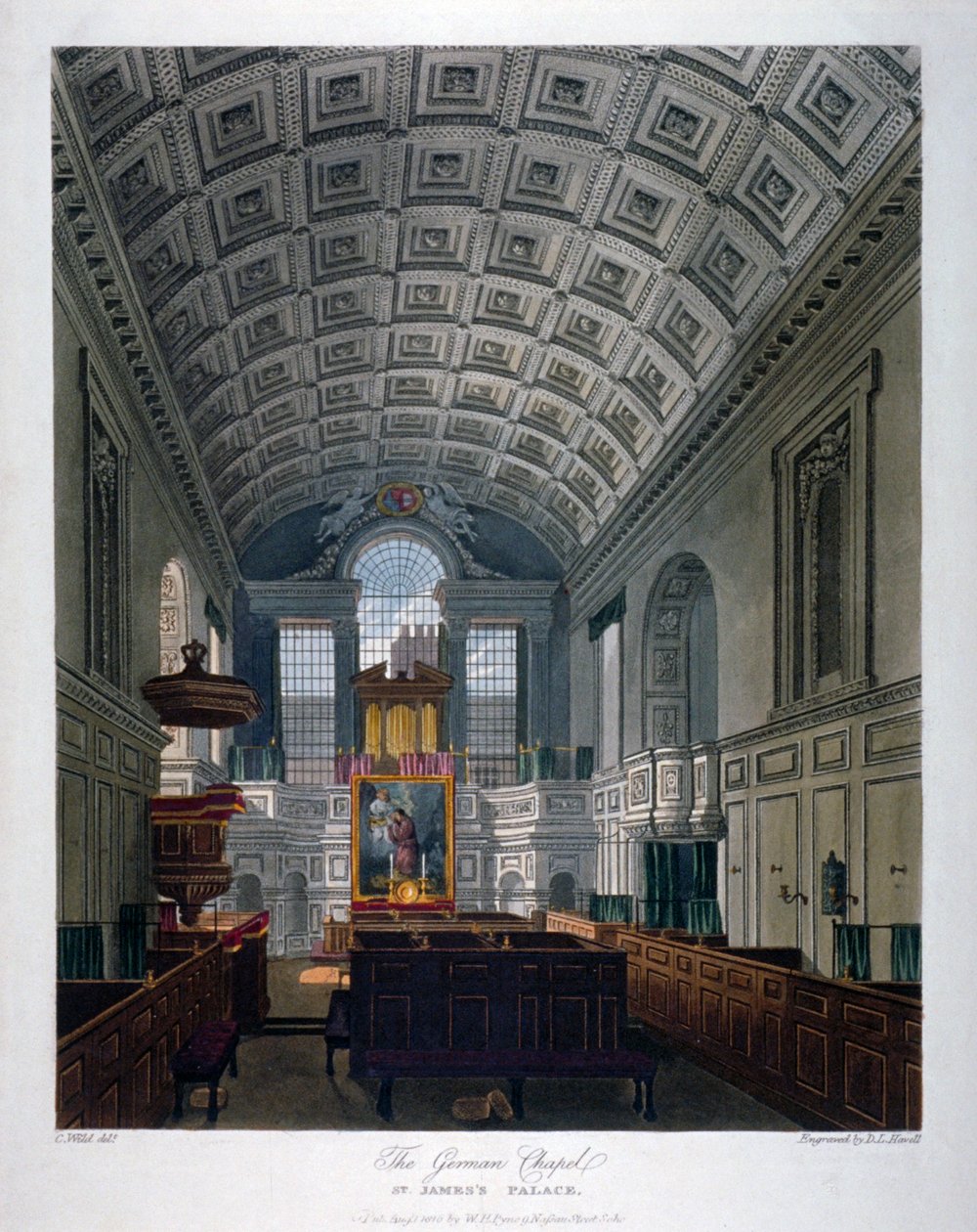 Interior view of the Chapel Royal in St James