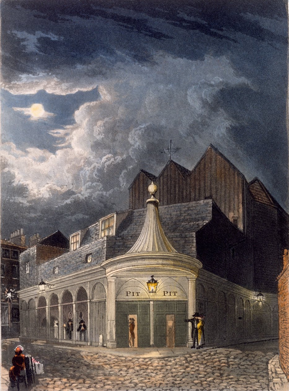Das Olympische Theater, 1826 von Daniel Havell: Kunstdruck