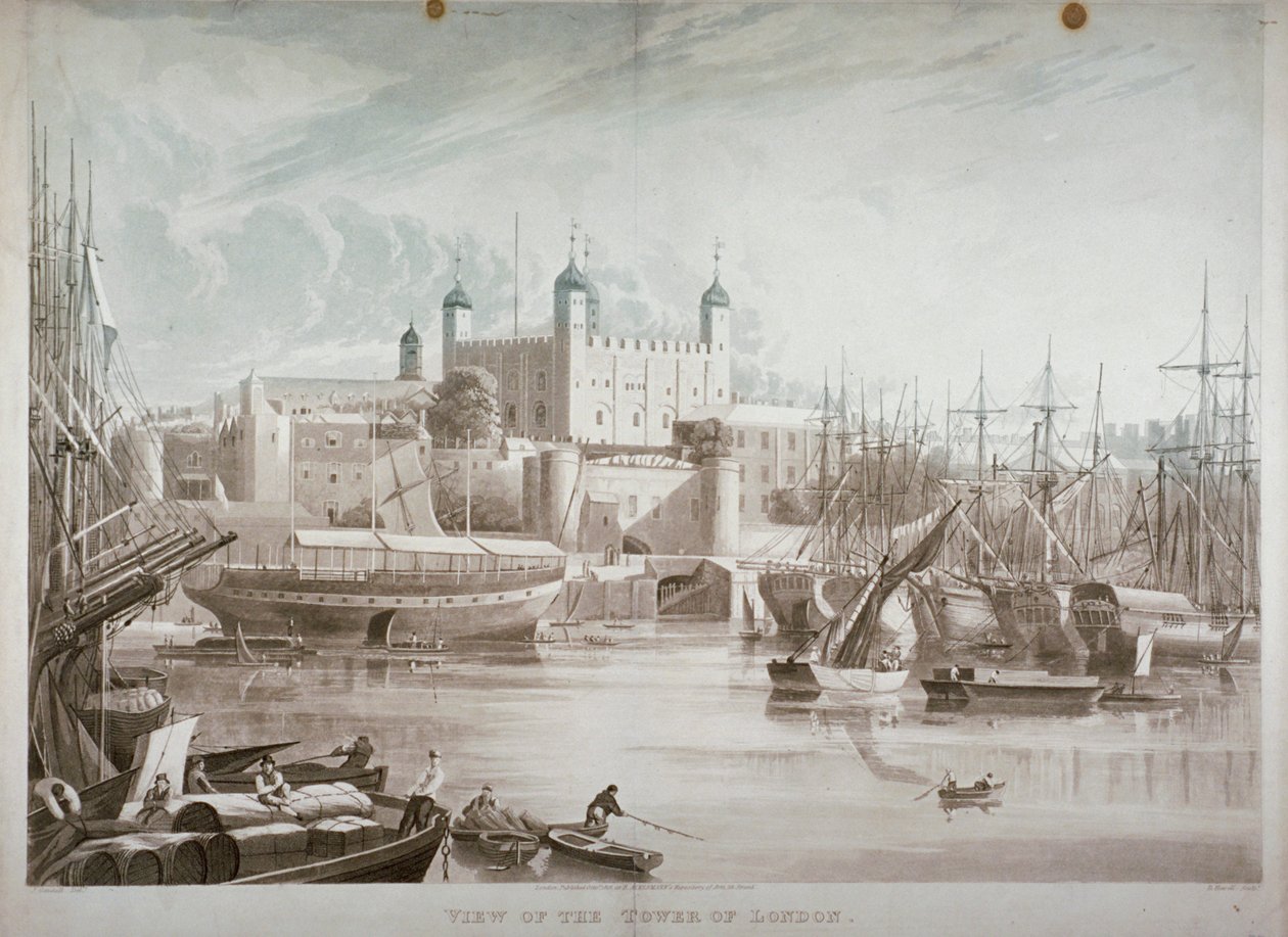 Tower of London by Daniel Havell