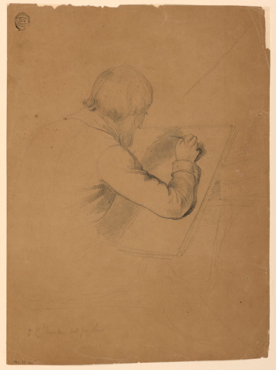 Study for "Communion of the Sick", 1844-45 by Daniel Huntington