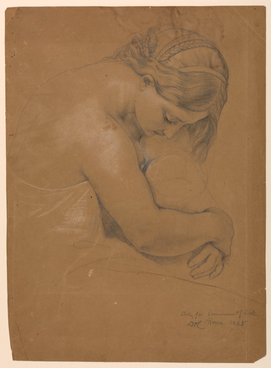 Study for "Communion of the Sick", 1845 by Daniel Huntington