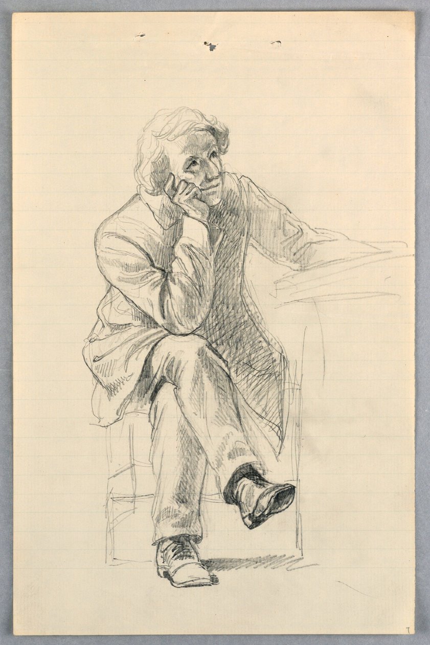 Study for "Scientific Group", 1858 by Daniel Huntington