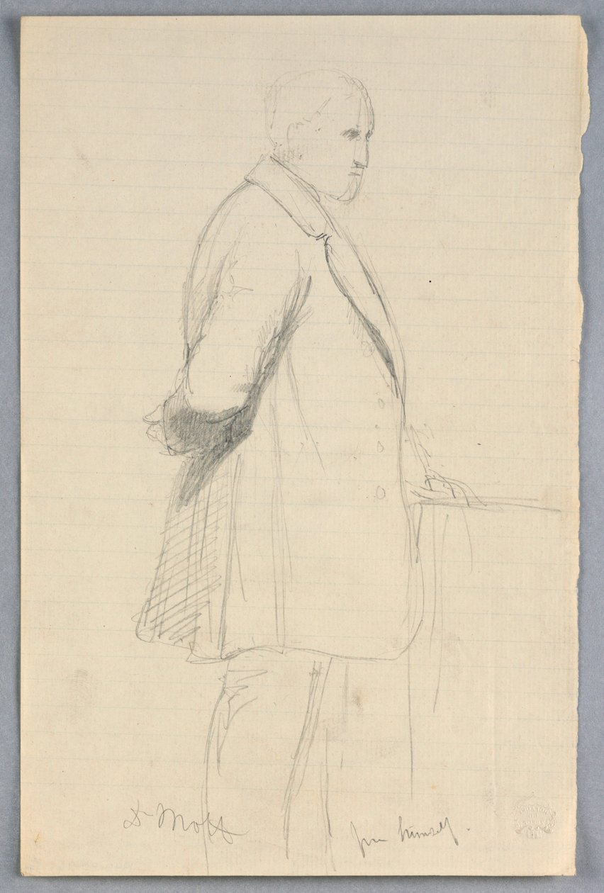 Study for "Scientific Group", 1858 by Daniel Huntington