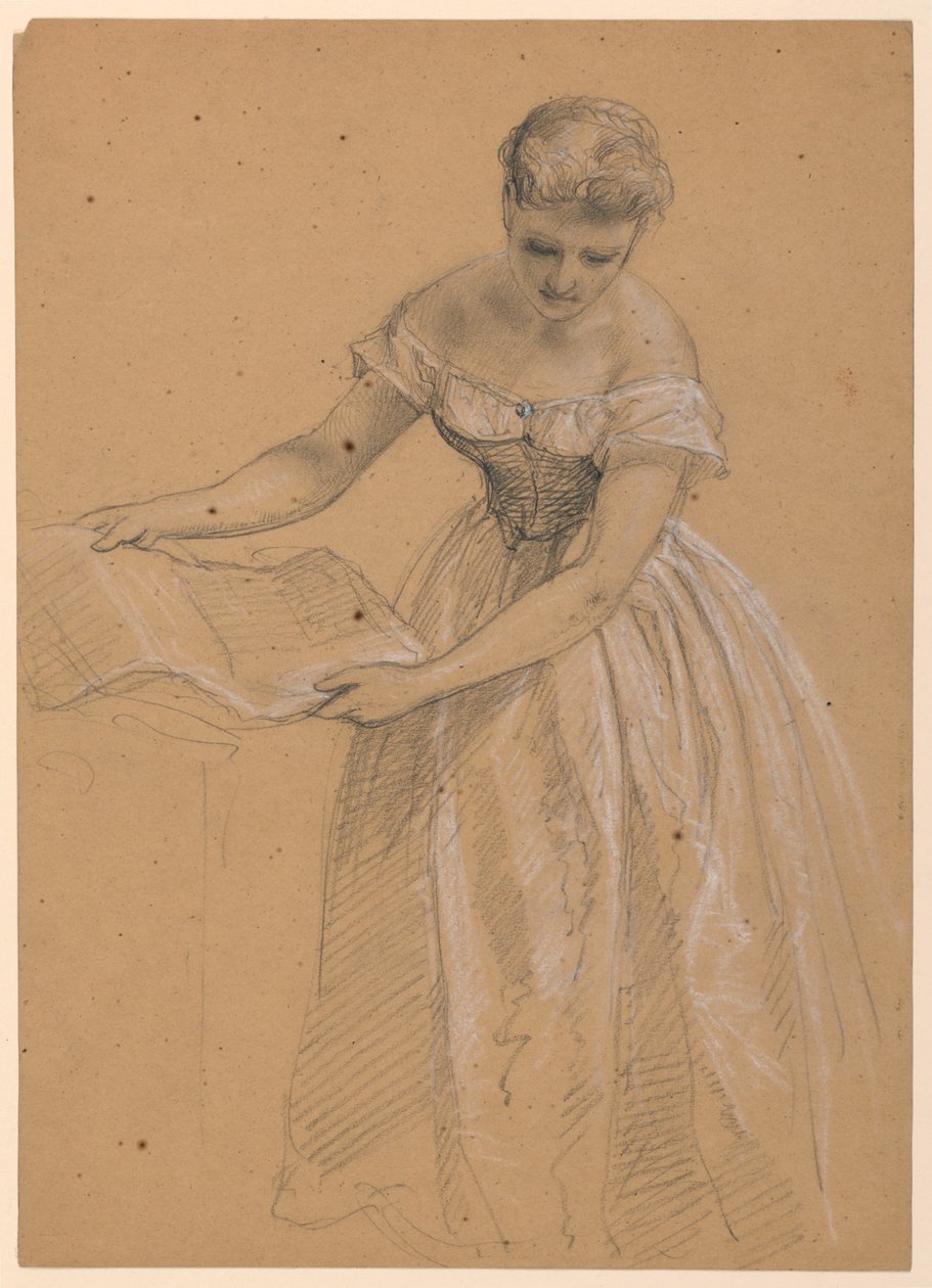 Woman Standing, 1860 by Daniel Huntington