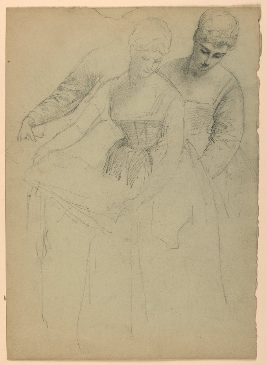 Woman Standing, Separate, 1860 by Daniel Huntington