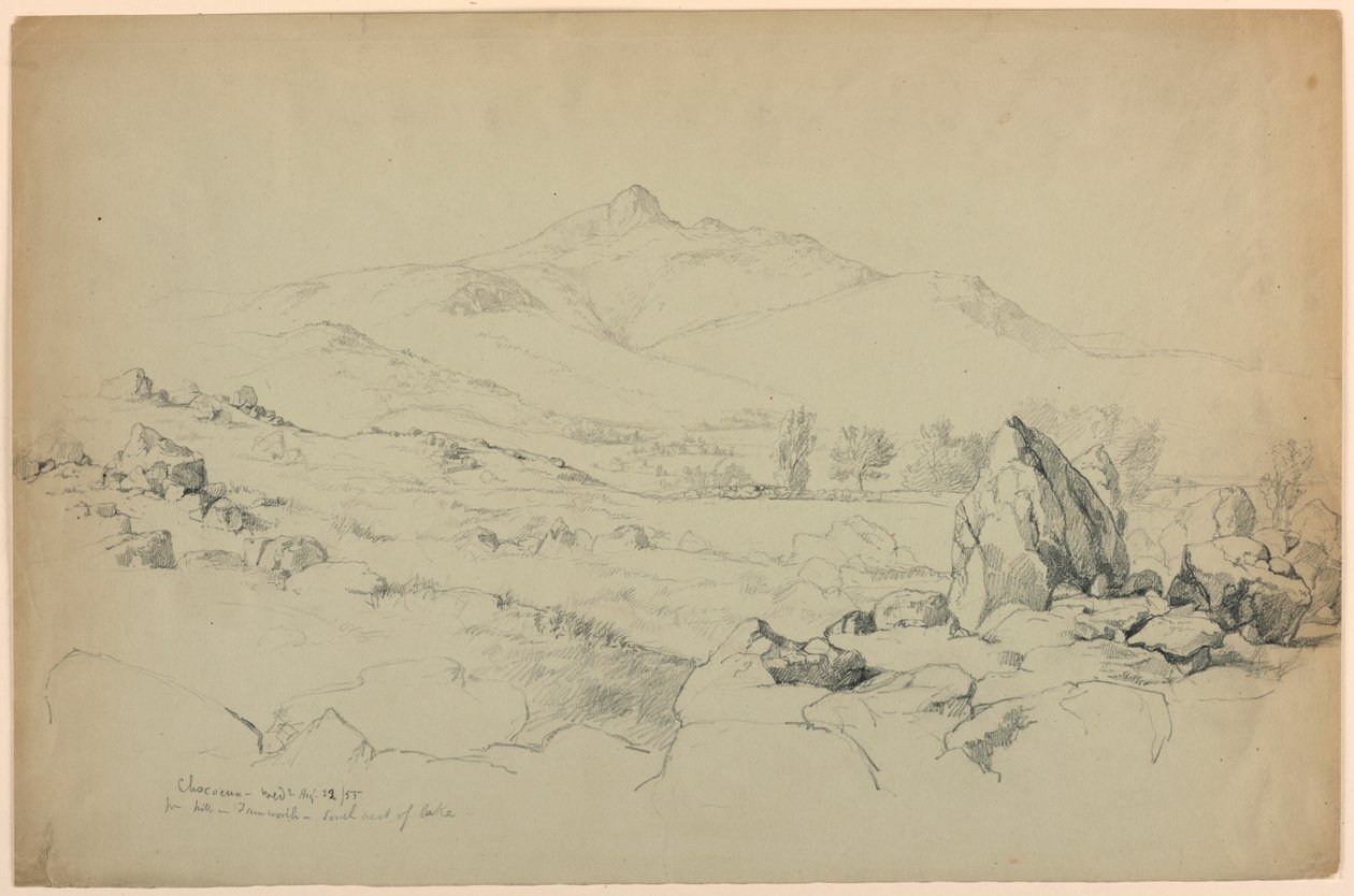 Mount Chocorua from Hill Near Tamworth, Southwest of Lake by Daniel Huntington