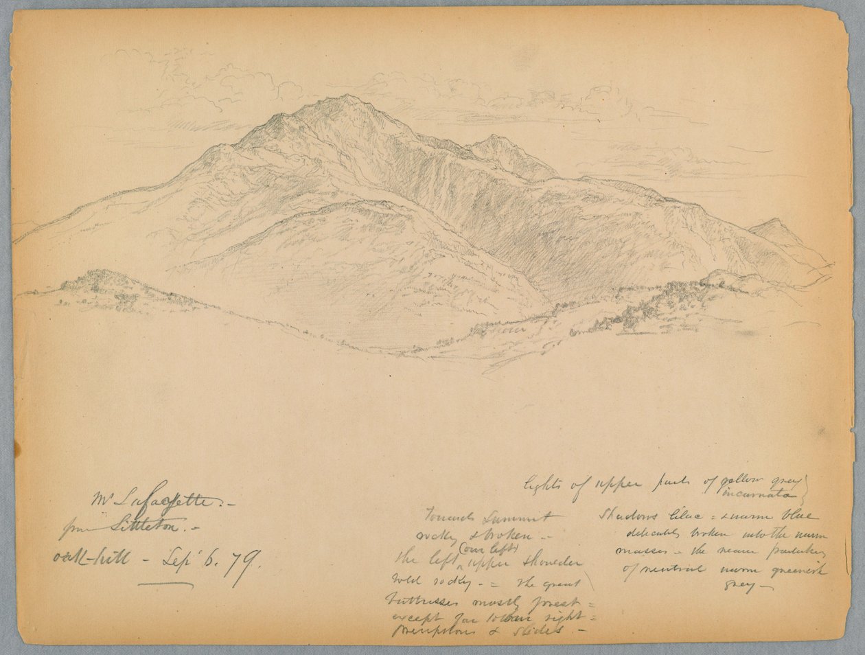 Mt. Lafayette from Oak Hill, Littleton, New Hampshire by Daniel Huntington