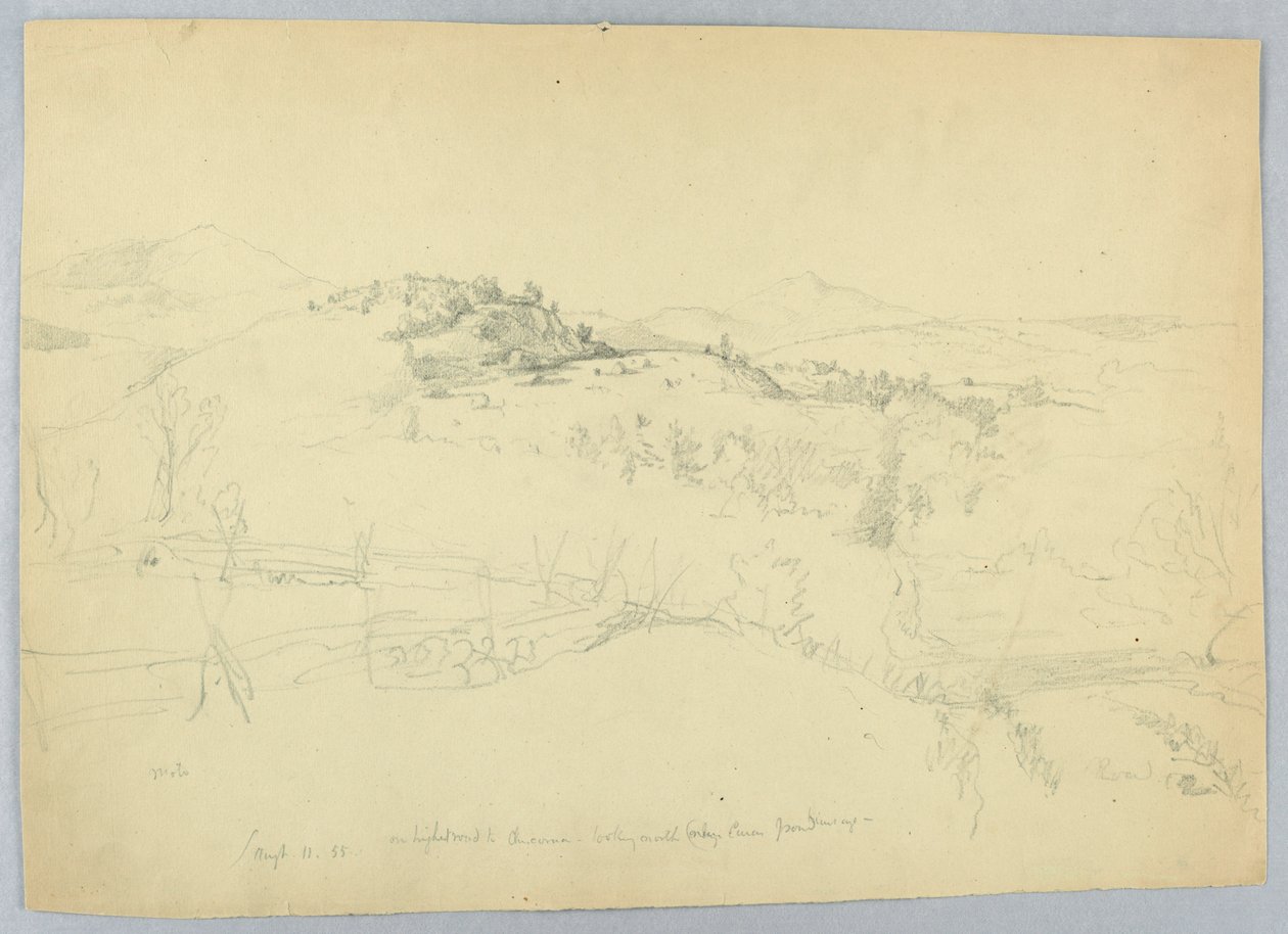 On Highest Road to Chocorua, Looking North, Near Canas Pond by Daniel Huntington