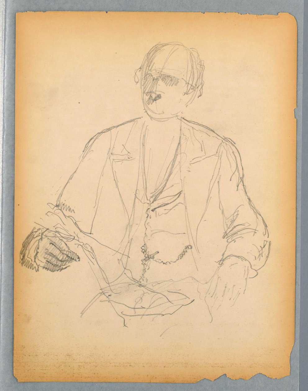 Sketch for a Portrait by Daniel Huntington