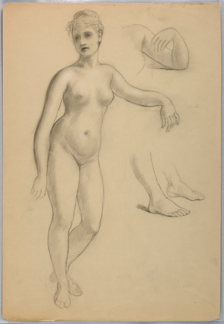 Standing Female Nude by Daniel Huntington