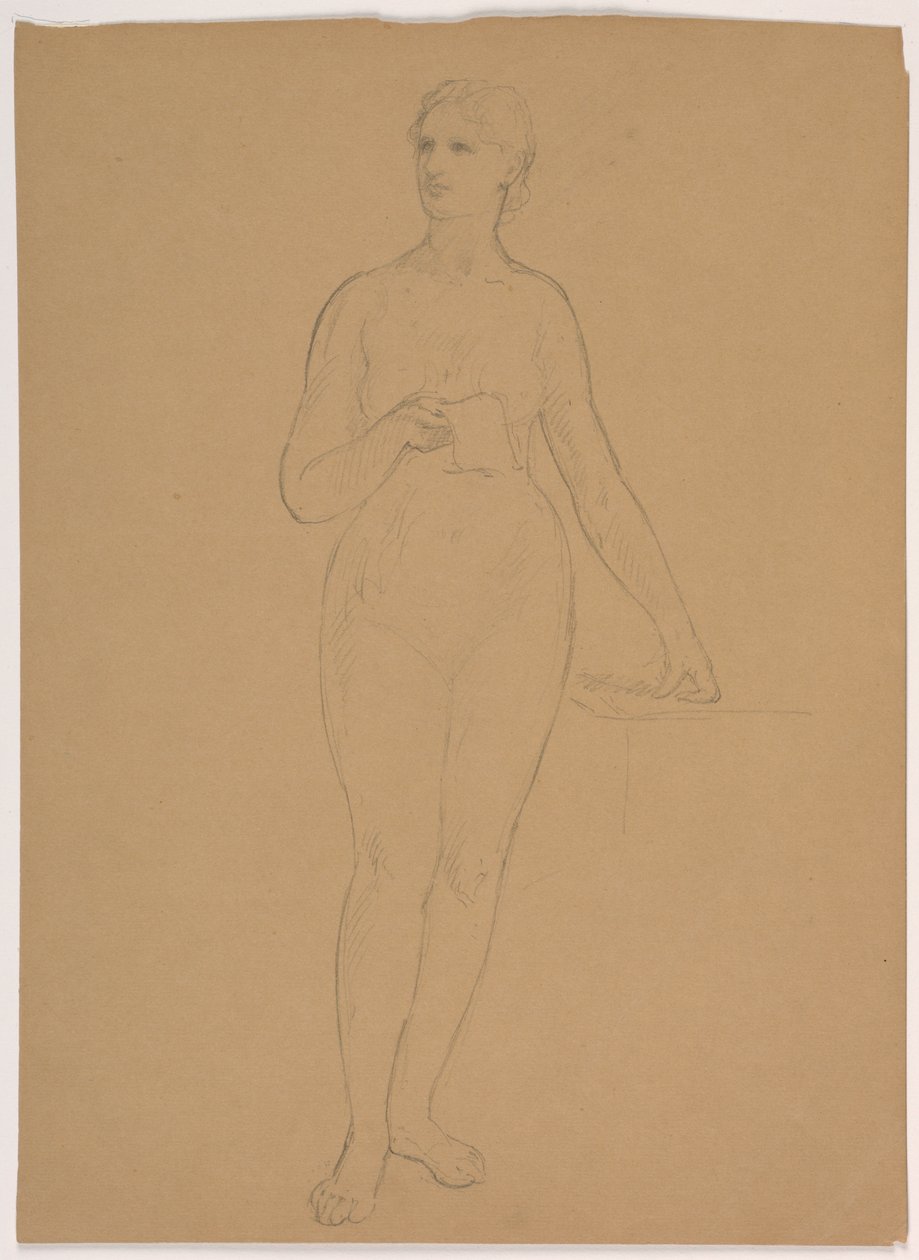 Standing Female Nude by Daniel Huntington