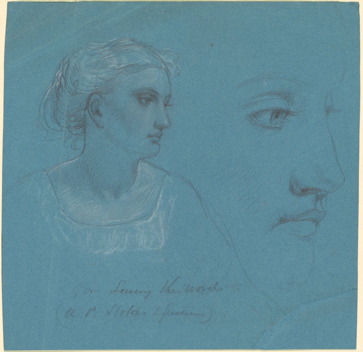 Studies for "Sowing the Word" by Daniel Huntington