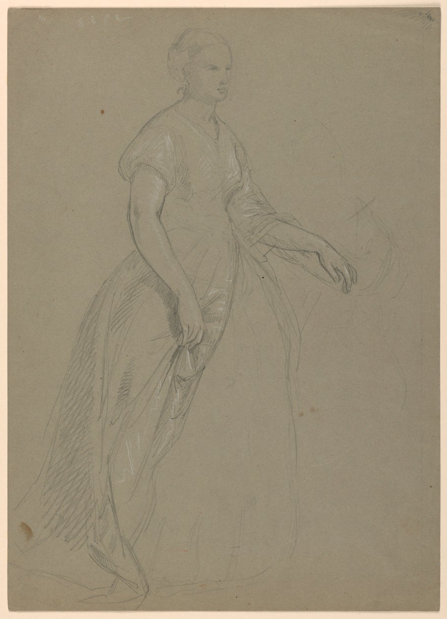 Study of Standing Woman for The Republican Court (Lady Washington