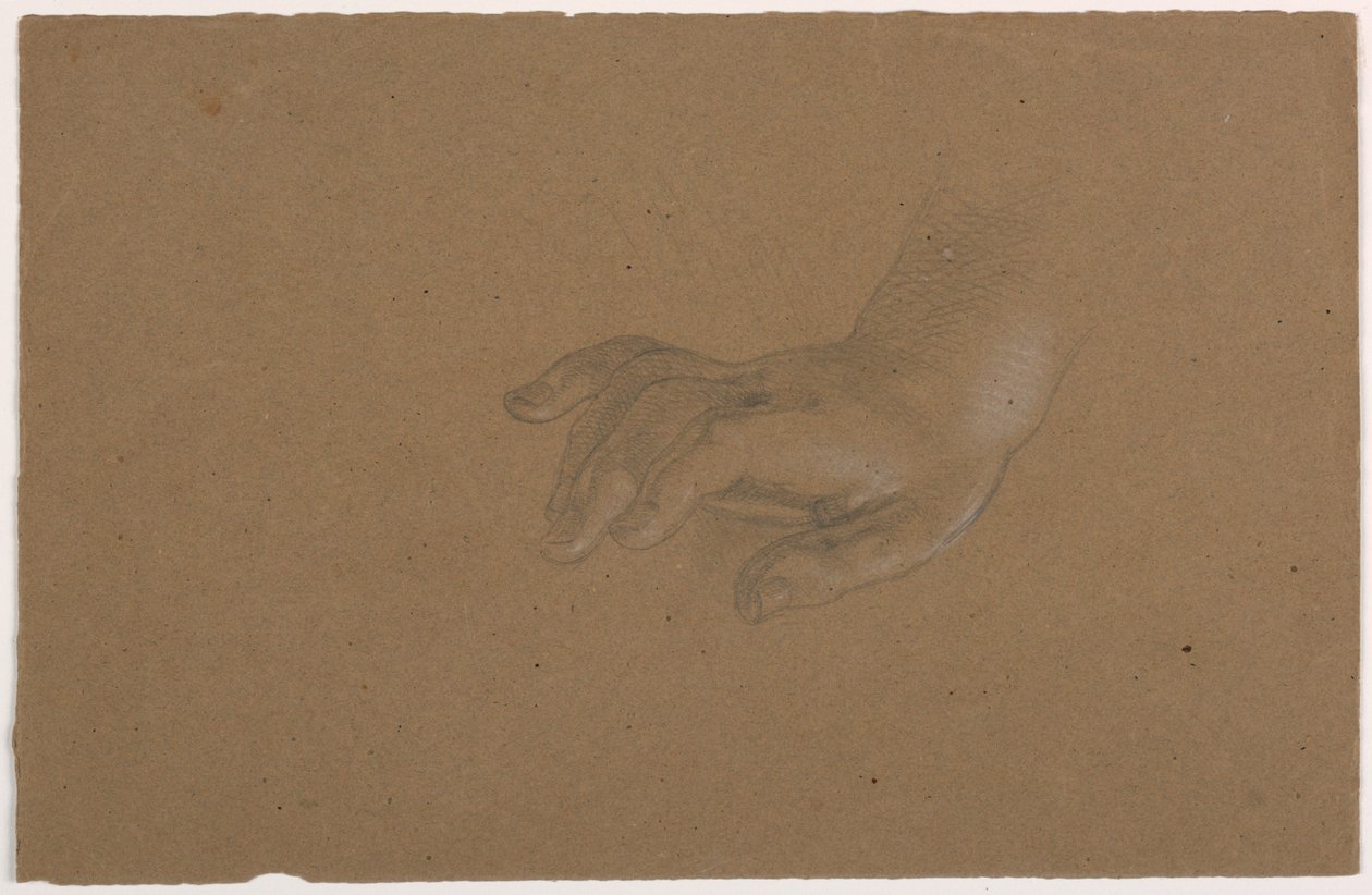 Study of a Right Hand by Daniel Huntington