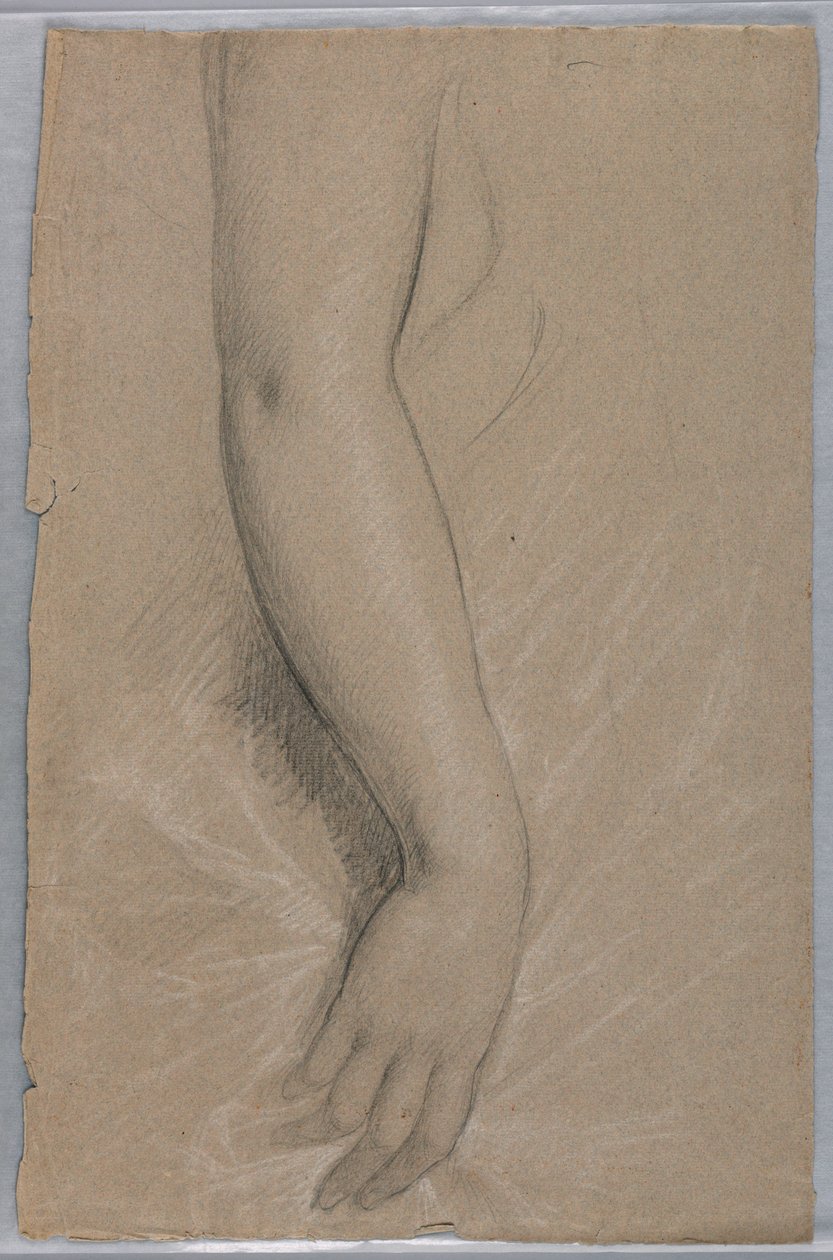 Study of an Arm for Portrait of Mrs. Rutherford B. Hayes by Daniel Huntington