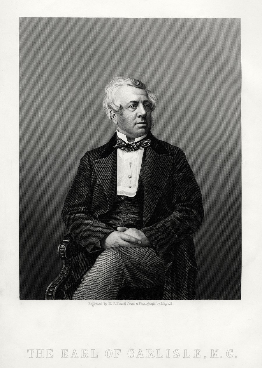 George William Frederick Howard, 7th Earl of Carlisle, British Politician and Statesman, c1880 by Daniel John Pound