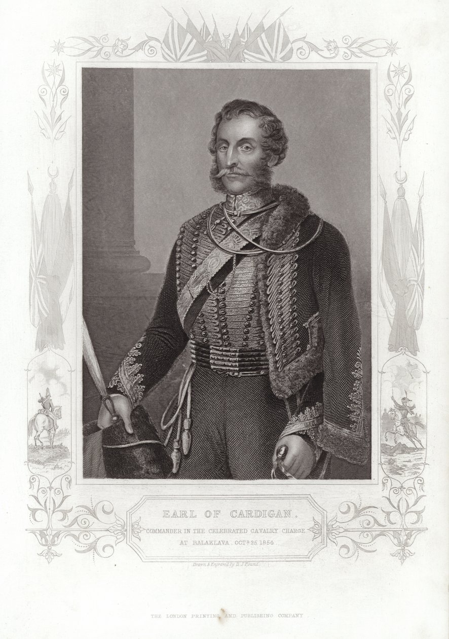 Portrait of James Brudenell, Earl of Cardigan by Daniel John. Pound