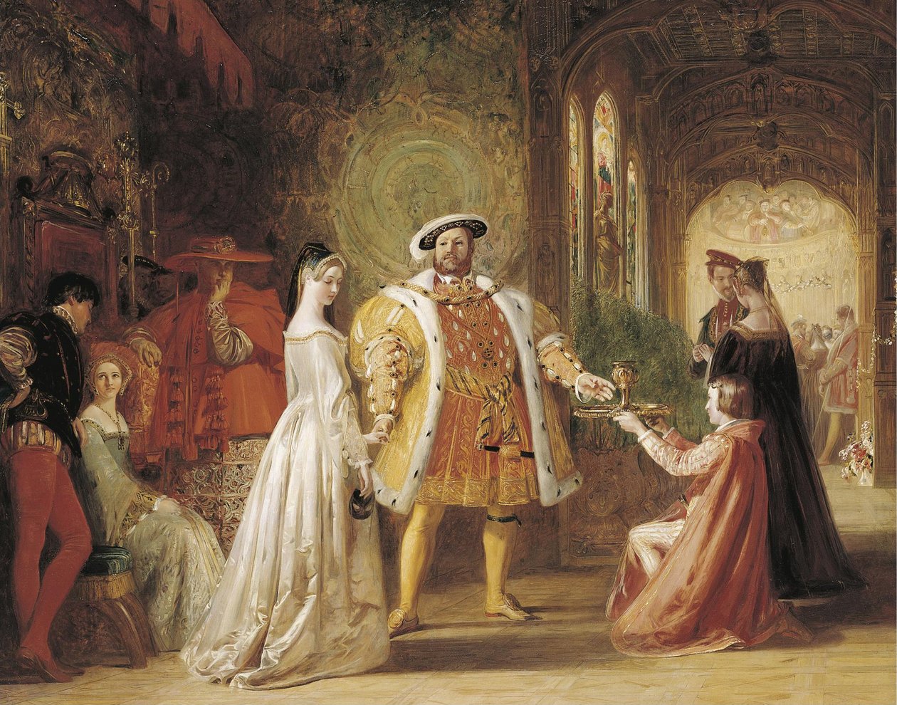 First Meeting of Henry VIII and Anne Boleyn