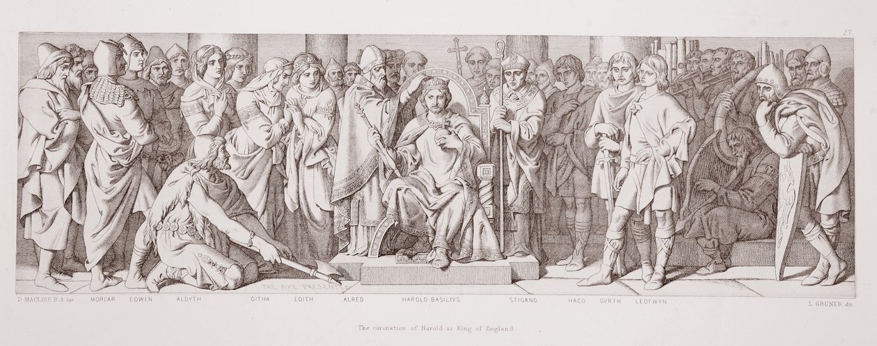 The Coronation of Harold as King of England by Daniel Maclise