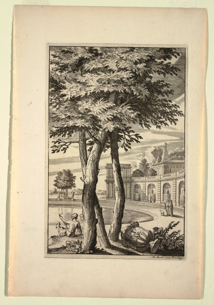 Plate in Nouveaux Livre de Paysages (New Book of Landscapes) by Daniel Marot
