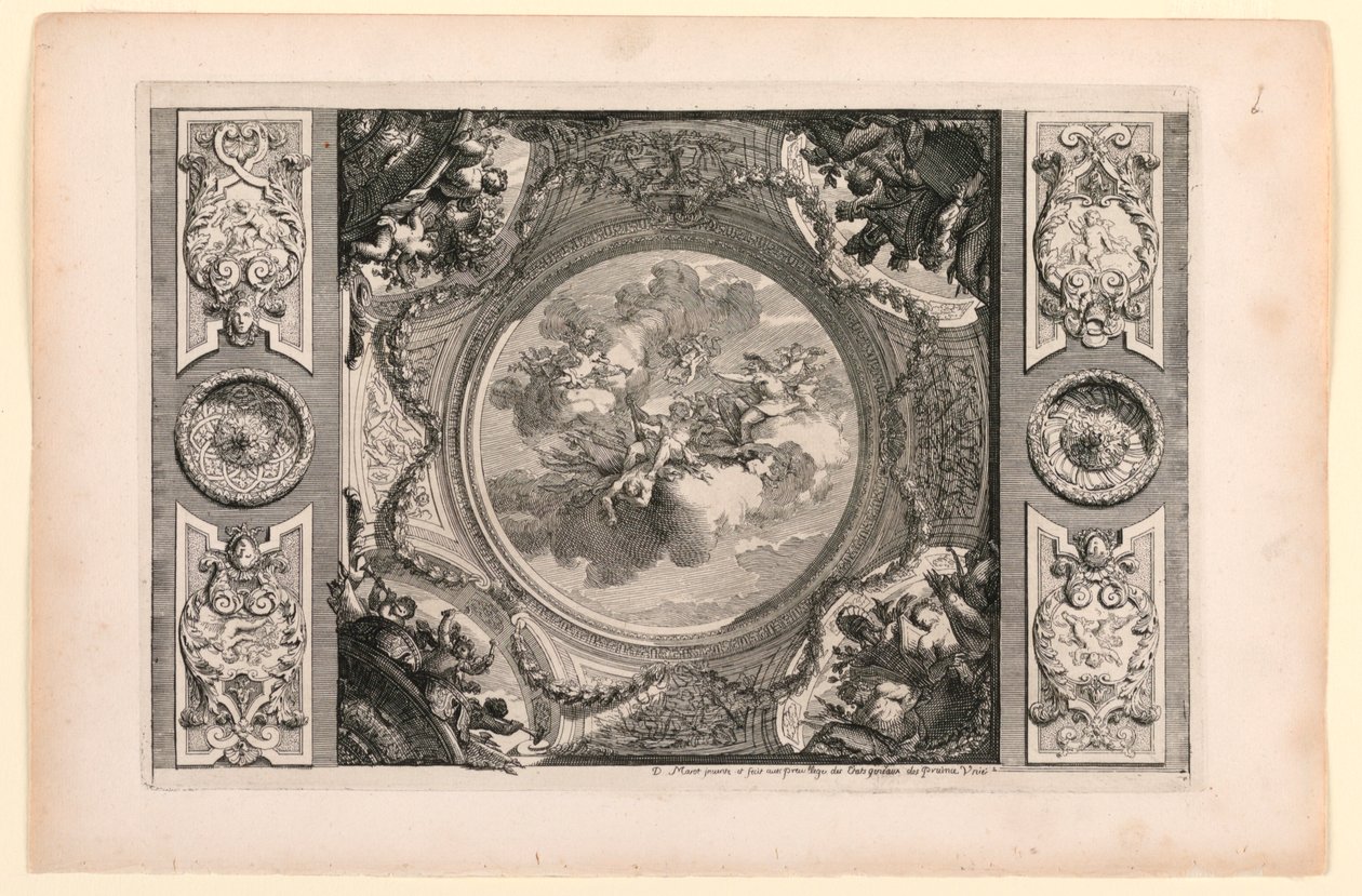 Plate in New Books on Paintings for Rooms and Stairs by Daniel Marot
