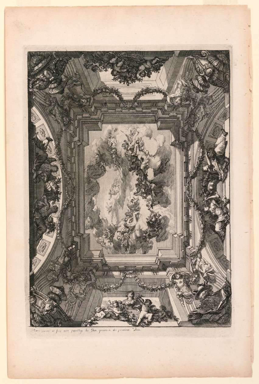 Plate in New Books on Paintings for Rooms and Stairs by Daniel Marot