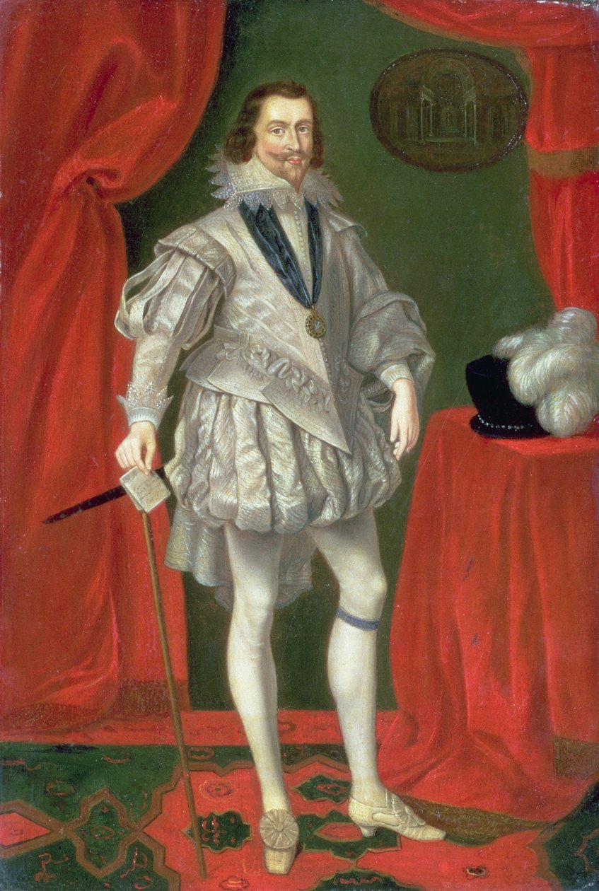 Portrait of George Villiers, 1st Duke of Buckingham by Daniel Mytens