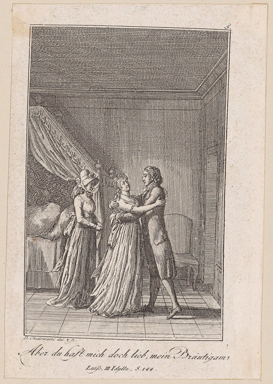 But You Do Love Me, My Bridegroom? by Daniel Nikolaus Chodowiecki